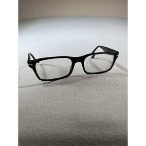 Persol Eyeglasses Frames Only  55 145 Black, Hand Made in Italy